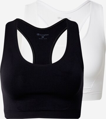 Bustier Soutien-gorge de sport Champion Authentic Athletic Apparel en noir : devant