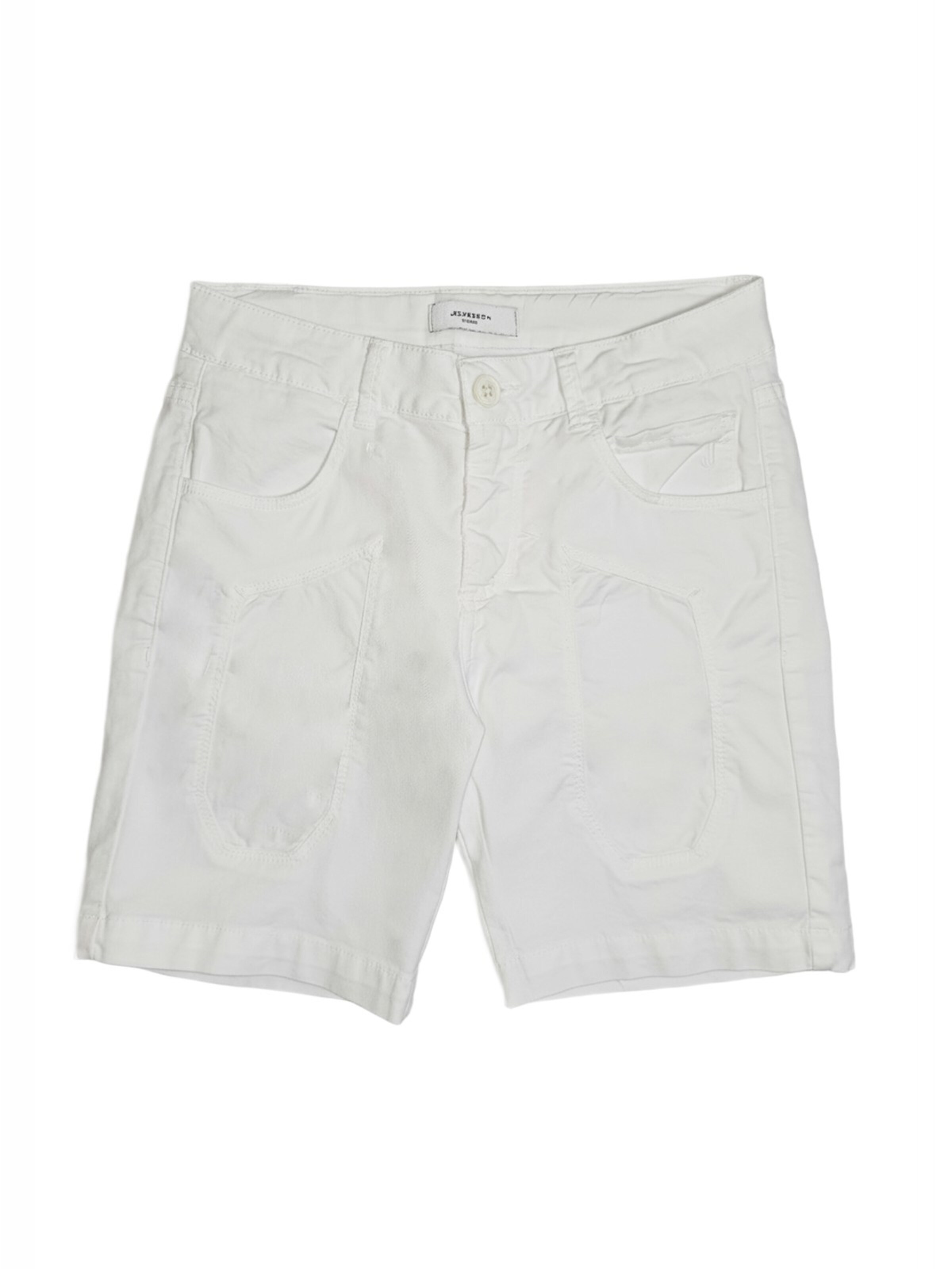 Jeckerson Regular Broek 'Bermuda bianco per bambino' in Wit: voorkant