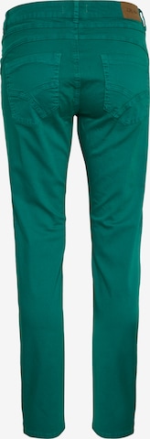 Cream Slimfit Broek 'Ann' in Groen