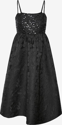 Robe 'MAGGY' PIECES en noir : devant