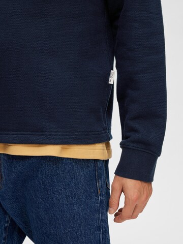 SELECTED HOMME Sweatshirt 'Dimmy' in Blue