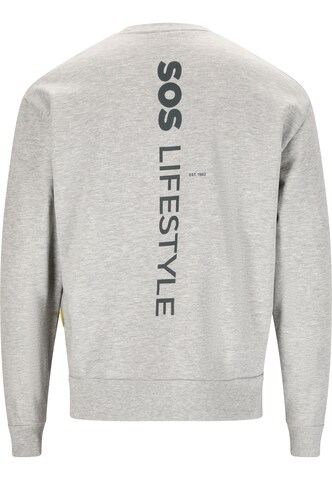 SOS Sweatshirt 'Bovec' in Grijs