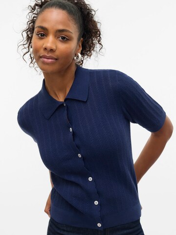 VERO MODA Вязаная кофта 'VMLuxlight' в Синий