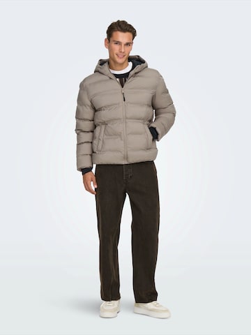 Only & Sons - Chaqueta de invierno 'ONSUNION' en beige