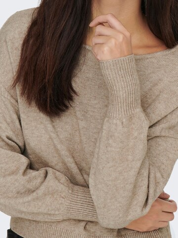 ONLY Pullover 'IBI' in Beige