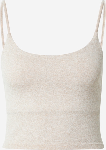 Aim'nSportski top - bež boja: prednji dio