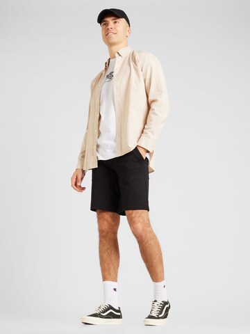 SELECTED HOMME Regular fit Overhemd 'DAN' in Beige