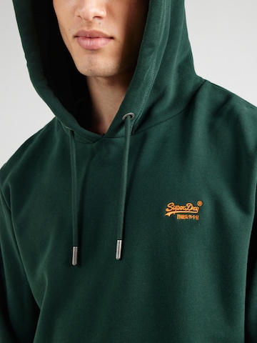 Superdry Μπλούζα φούτερ 'Essentials' σε πράσινο