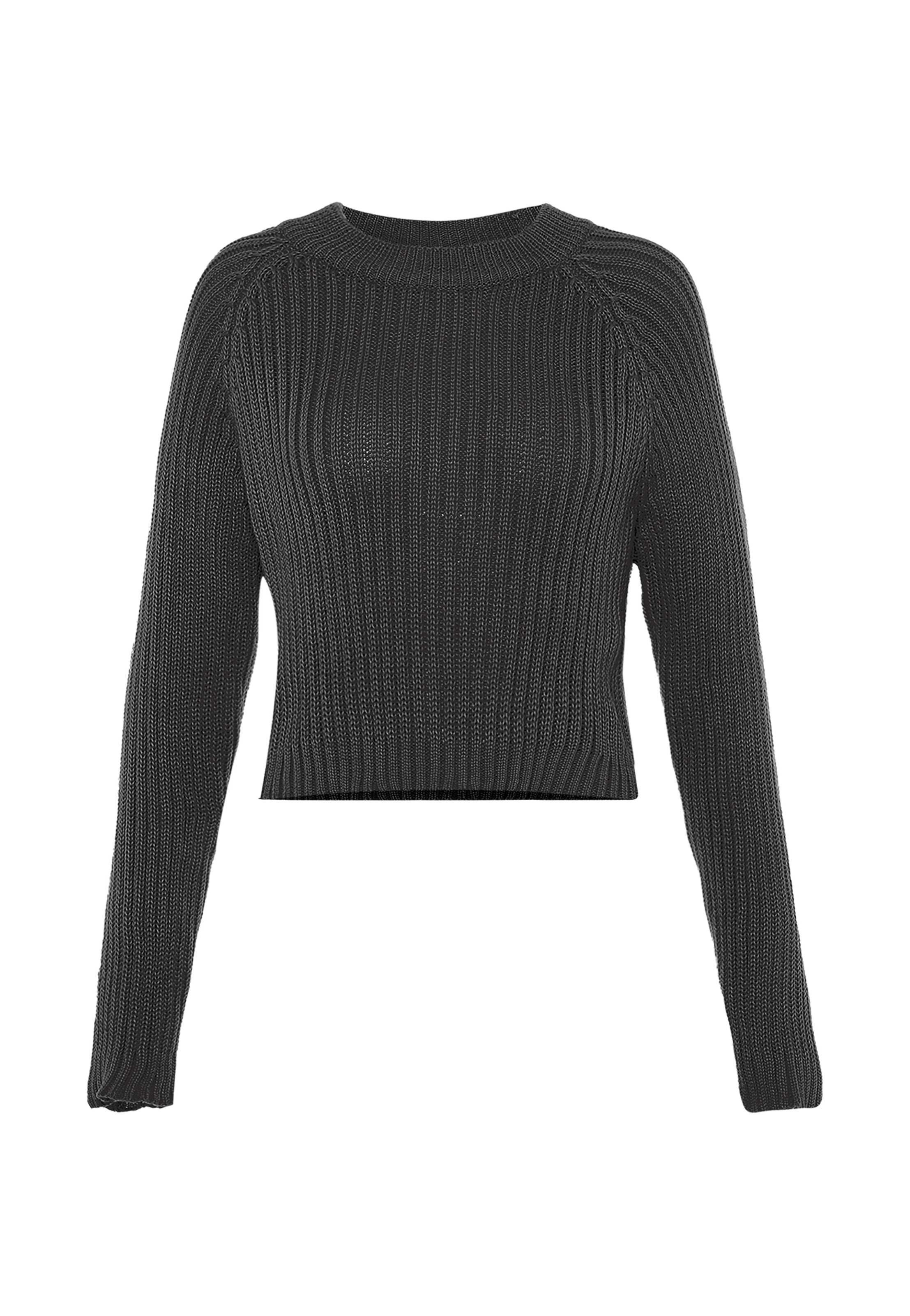 Libbi Pullover in Grau: Vorderseite