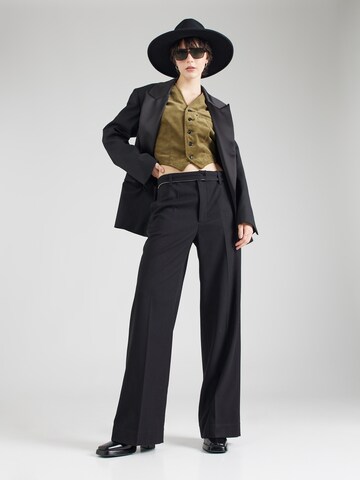 Wide leg Pantaloni con pieghe 'TAILOR' di Copenhagen Muse in nero