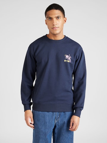 Felpa 'MAKI' di JACK & JONES in blu: frontale