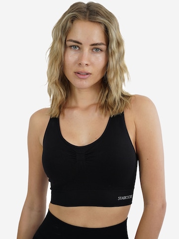 Bustier Soutien-gorge de sport Stark Soul en noir : devant
