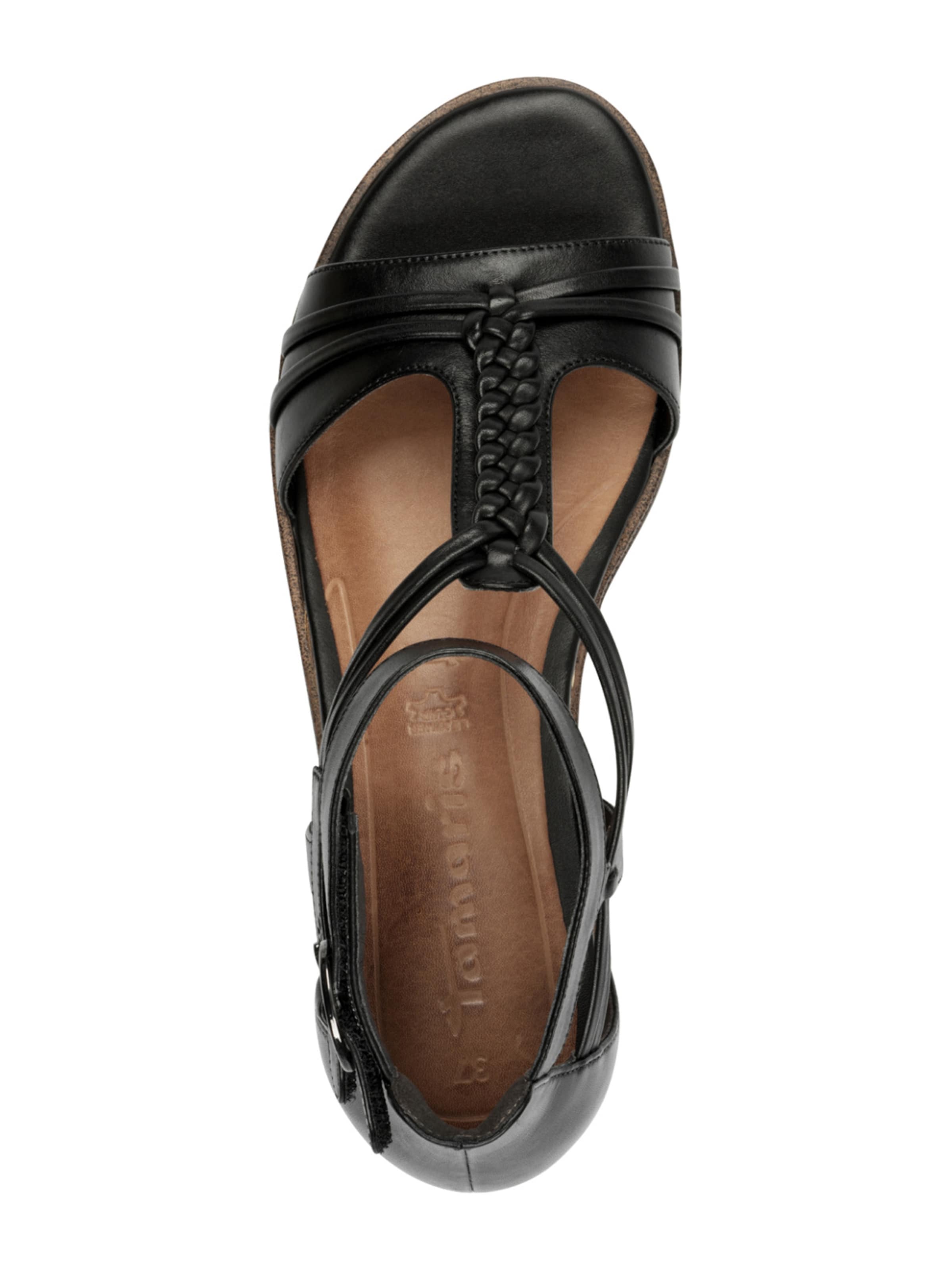 Tamaris Σανδάλι με λουράκια σε μαύρο