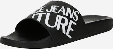 Versace Jeans Couture - Sapato aberto em preto: frente