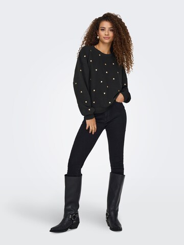ONLY Sweatshirt 'ONLKita' i sort