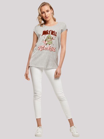 T-shirt 'Jingle Bell Rocking Christmas Tree' F4NT4STIC en gris