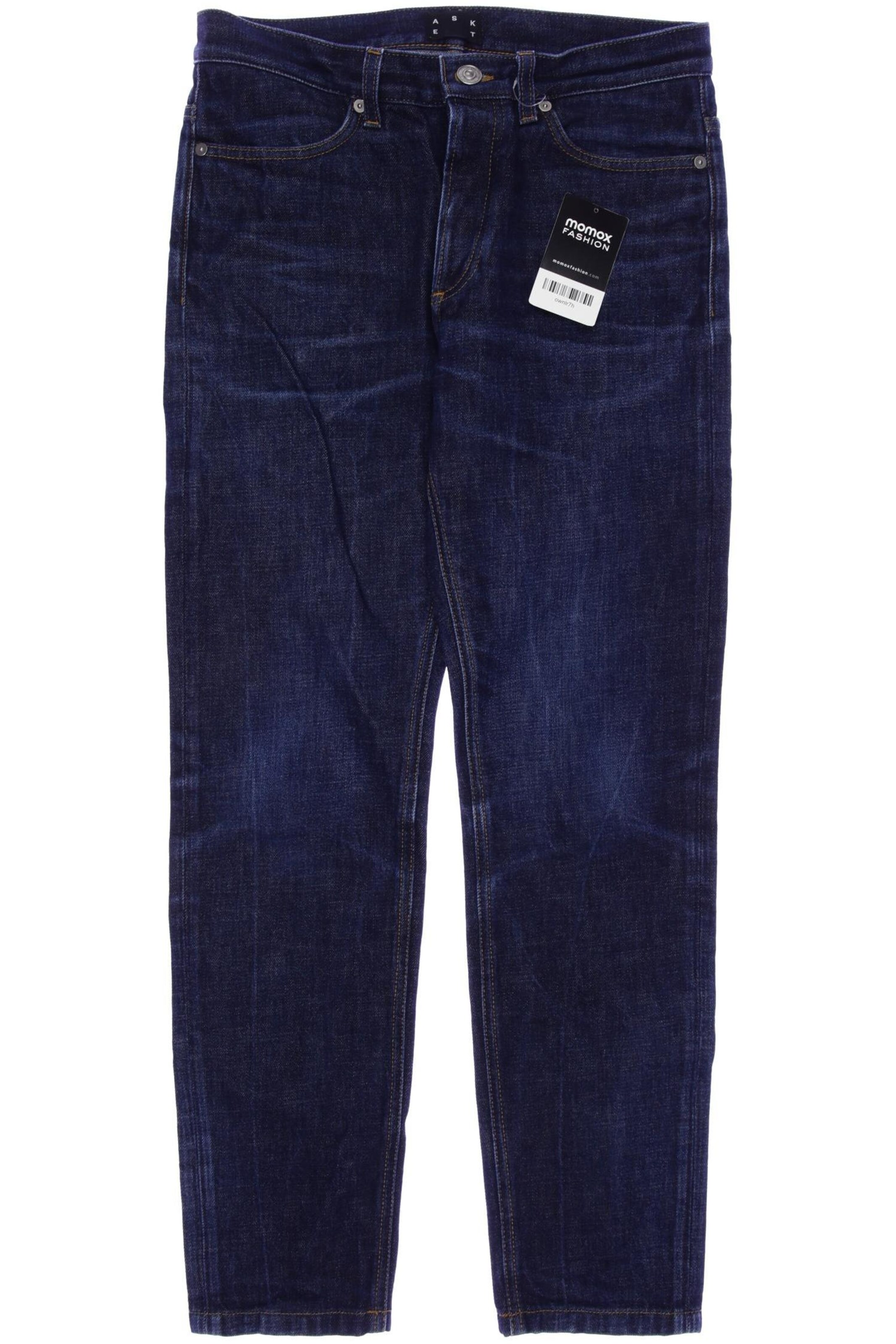 Asket Jeans in 30 in Blue: front