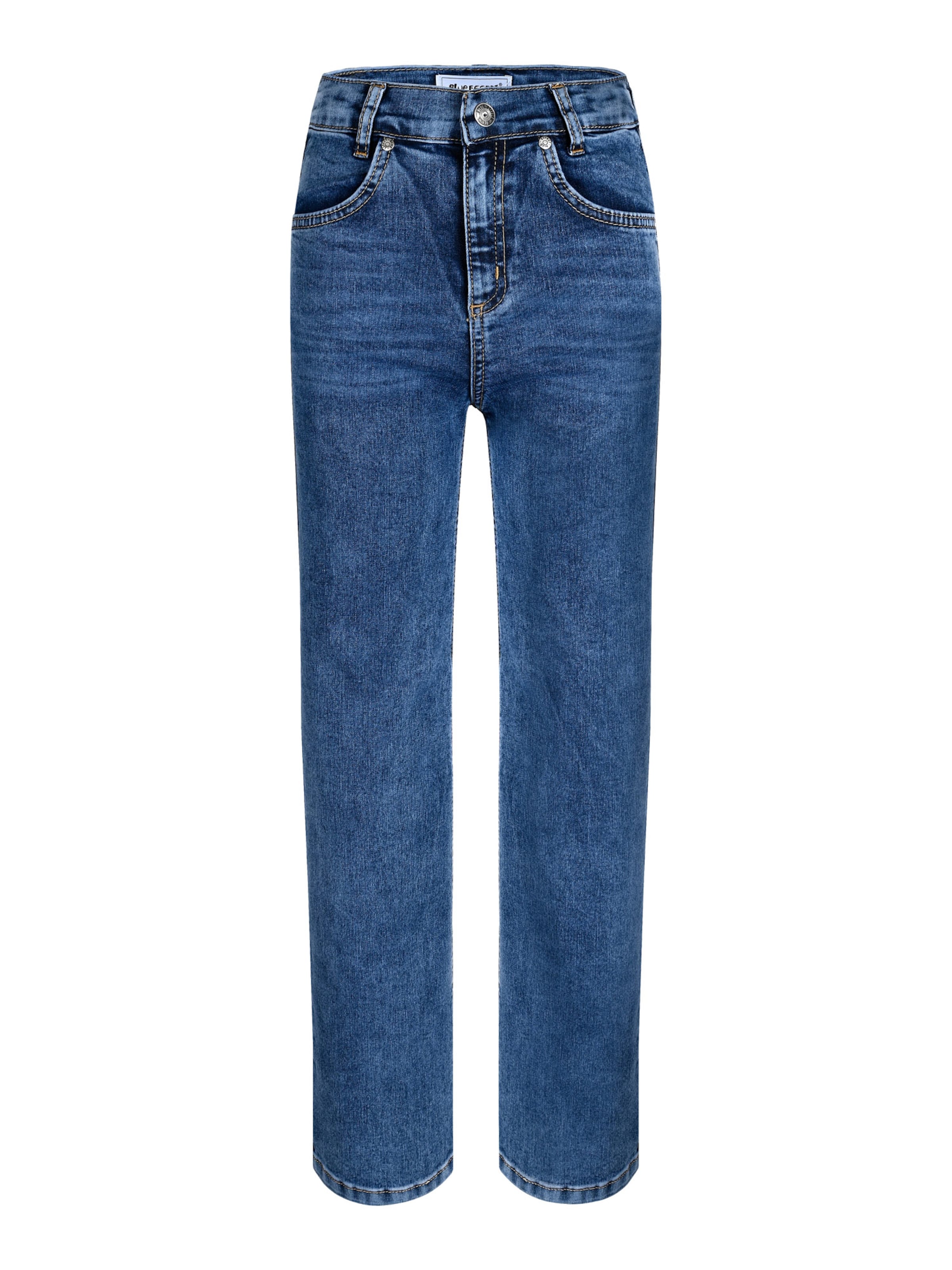 BLUE EFFECT Laiad sääred Teksapüksid, värv sinine: eest vaates