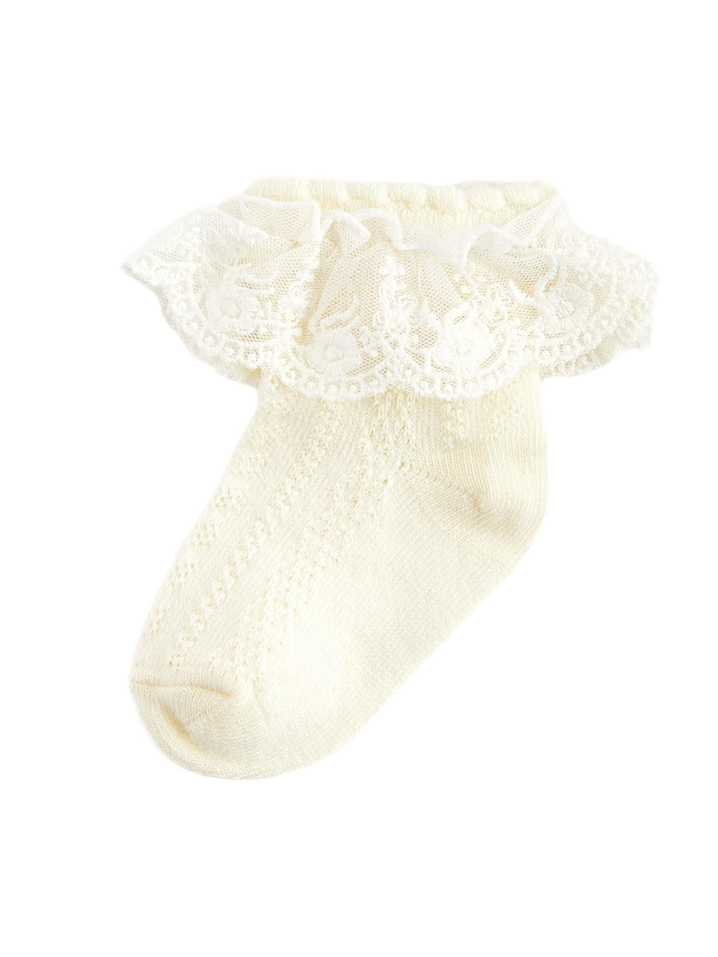 Chaussettes Next en beige : devant