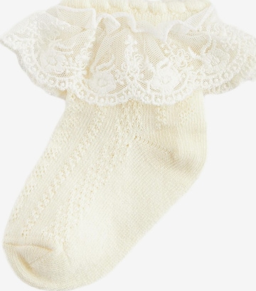 Chaussettes Next en beige : devant