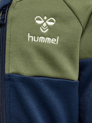 Hummel Athletic Zip-Up Hoodie 'OLEK' in Blue