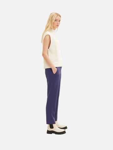 Regular Pantalon chino 'Mia' TOM TAILOR en bleu