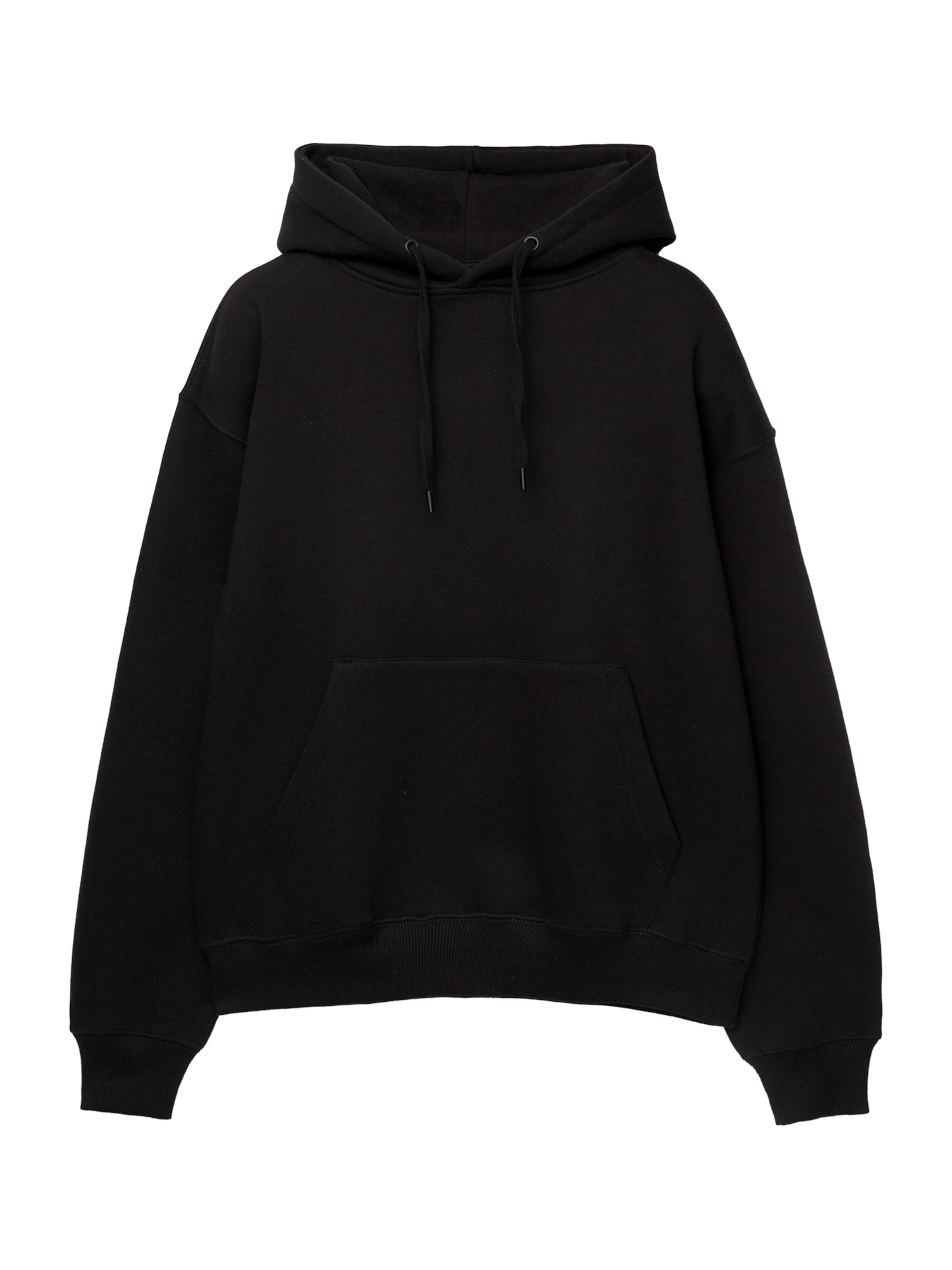 Sweat-shirt Pull&Bear en noir : devant