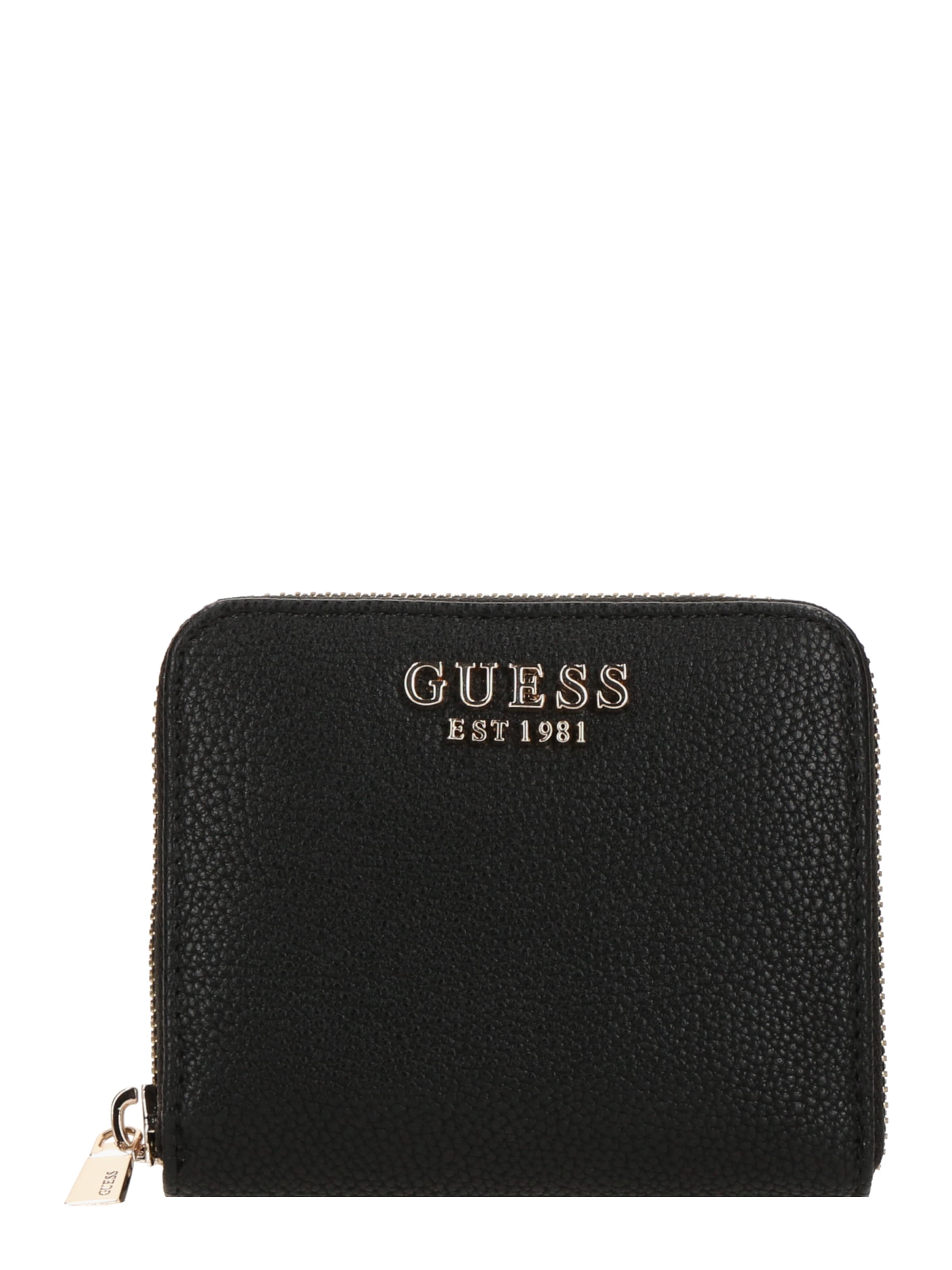 Portamonete 'LAURE' di GUESS in nero: frontale