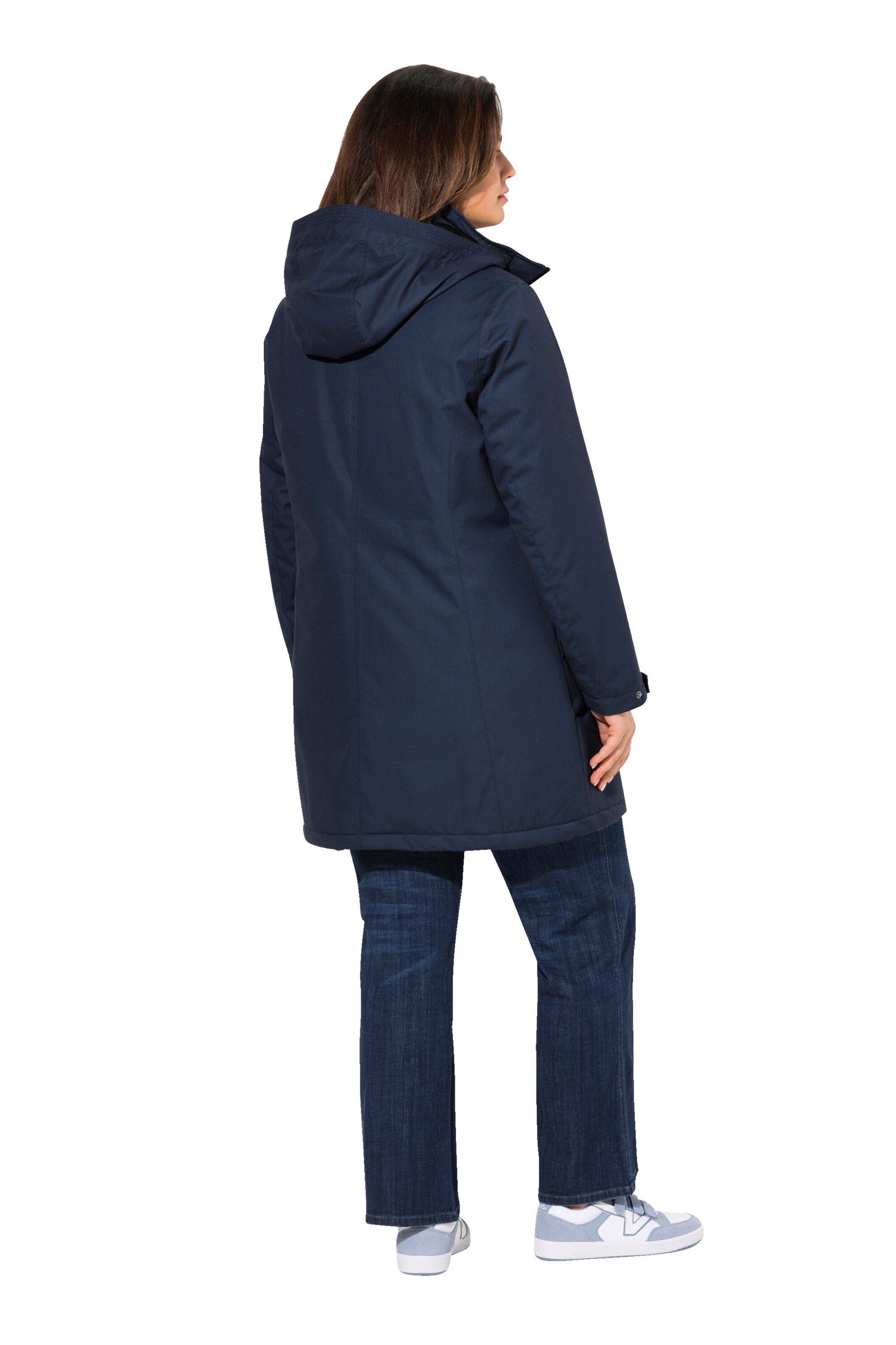 Ulla Popken Tussenparka in Blauw