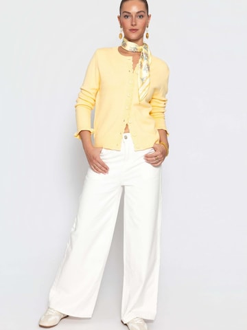 SASSYCLASSY Strickjacke‌ in Gelb