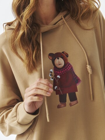 TATUUMSweater majica 'OLGA' - bež boja