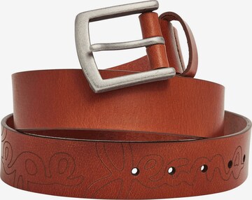 Pepe Jeans Riem 'ROSS' in Bruin: voorkant