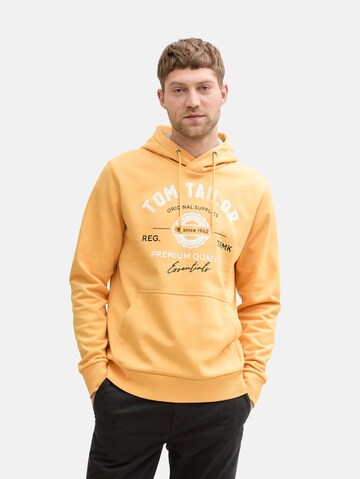 TOM TAILOR Sweatshirt in Oranje: voorkant