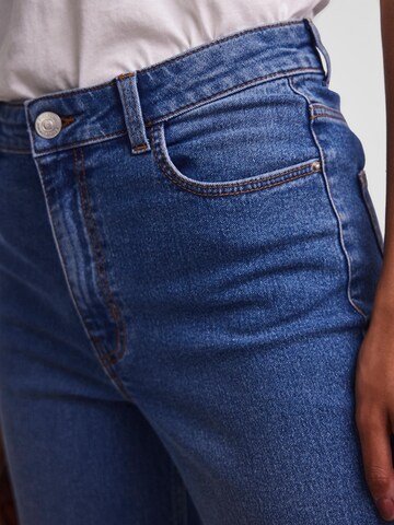 PIECES Flared Jeans 'Peggy' in Blue