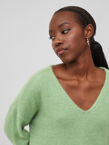 VILA Sweater 'FEAMI' in Green