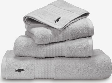 Ralph Lauren Home Shower Towel 'PLAYER' in Grey