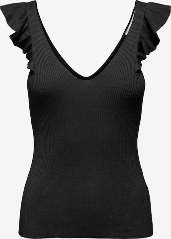 ONLY Knitted top 'LISSIE' in Black: front