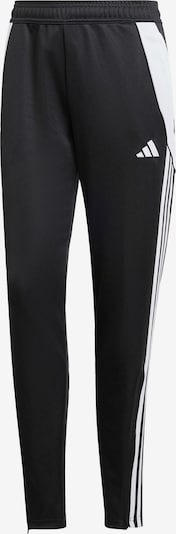 ADIDAS PERFORMANCE Workout Pants 'TIRO 24' in Black / White, Item view