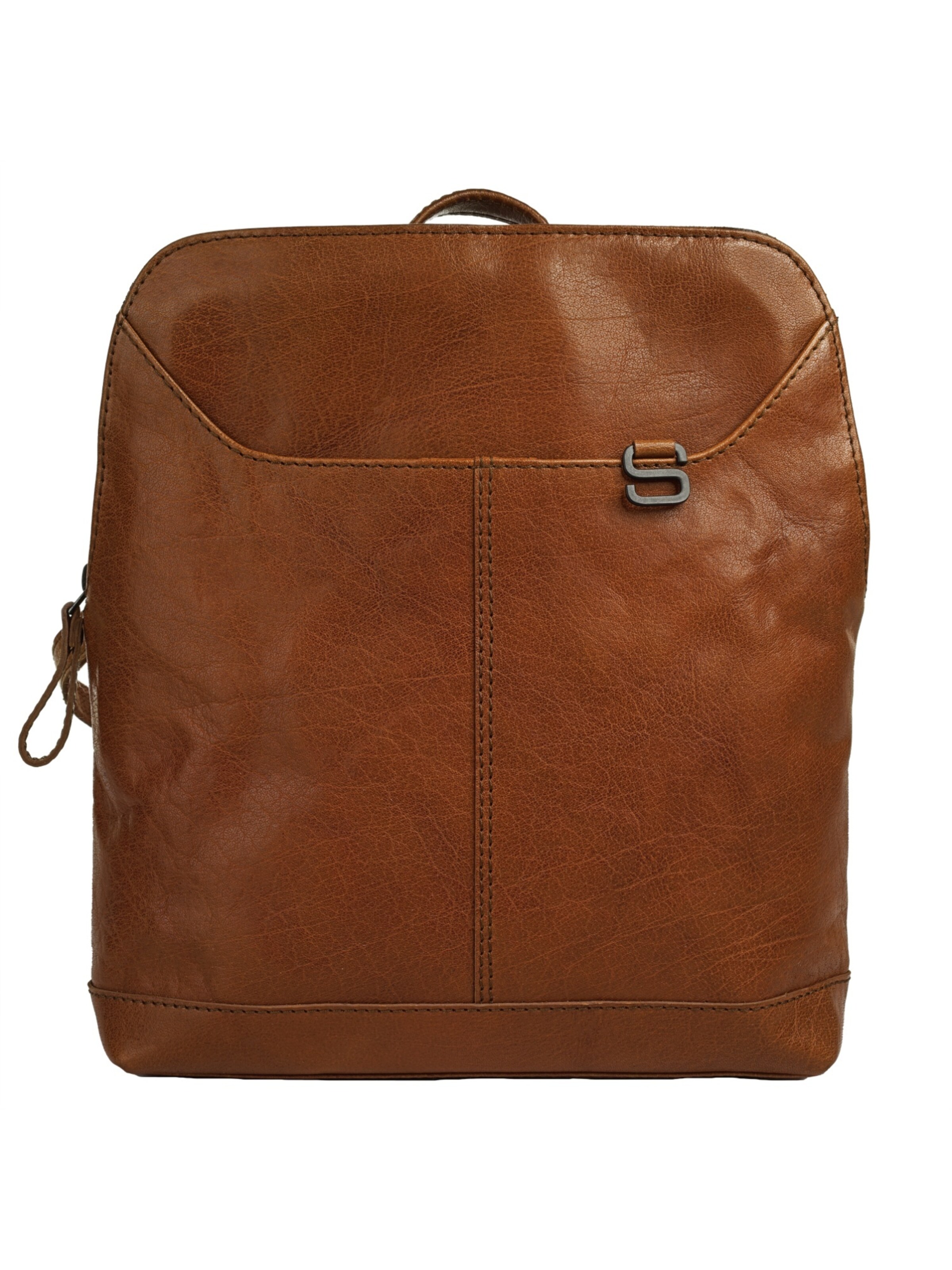 Spikes & Sparrow Backpack in Brown: front