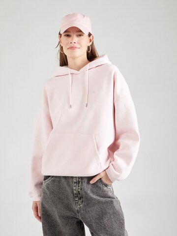 Sweat-shirt 'STONE HEART UP' Volcom en rose : devant