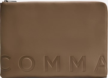 COMMA - Bolsa para portátil en marrón: frente