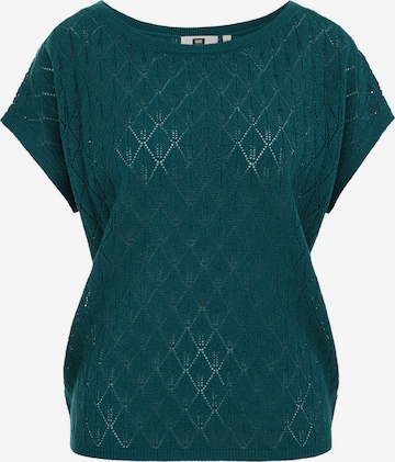 WE Fashion Neulepaita värissä vihreä: etupuoli