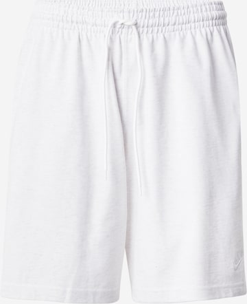 Nike Sportswear Штаны 'Club' в Белый: спереди