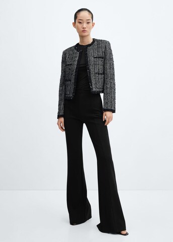 évasé Pantalon 'Bell' MANGO en noir