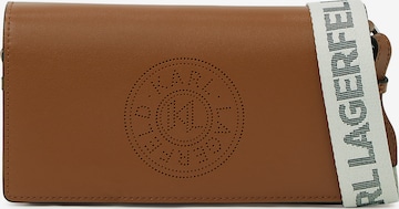 Karl Lagerfeld Taška přes rameno – hnědá: přední strana