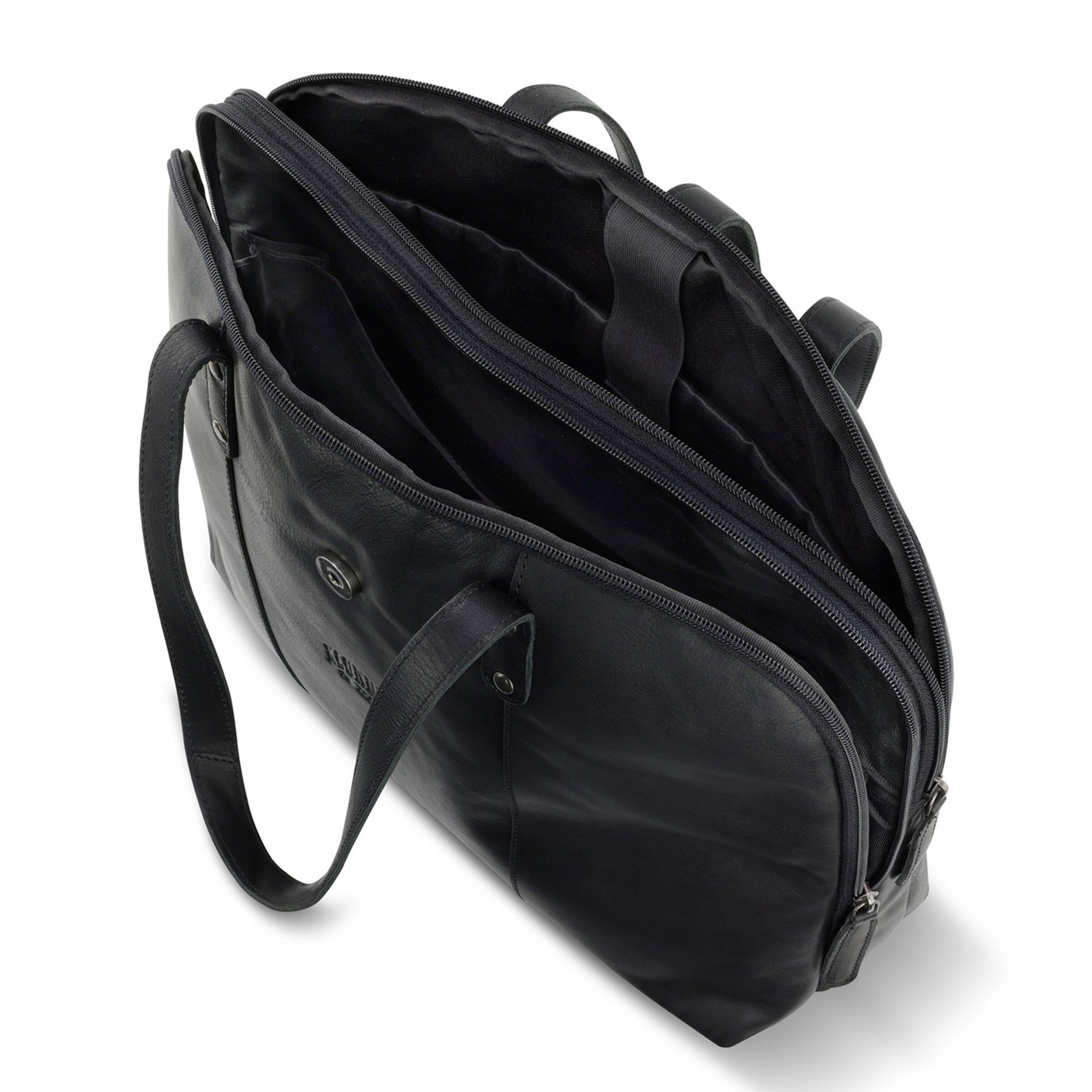 Porte-documents 'Gold Charles' KLONDIKE 1896 en noir