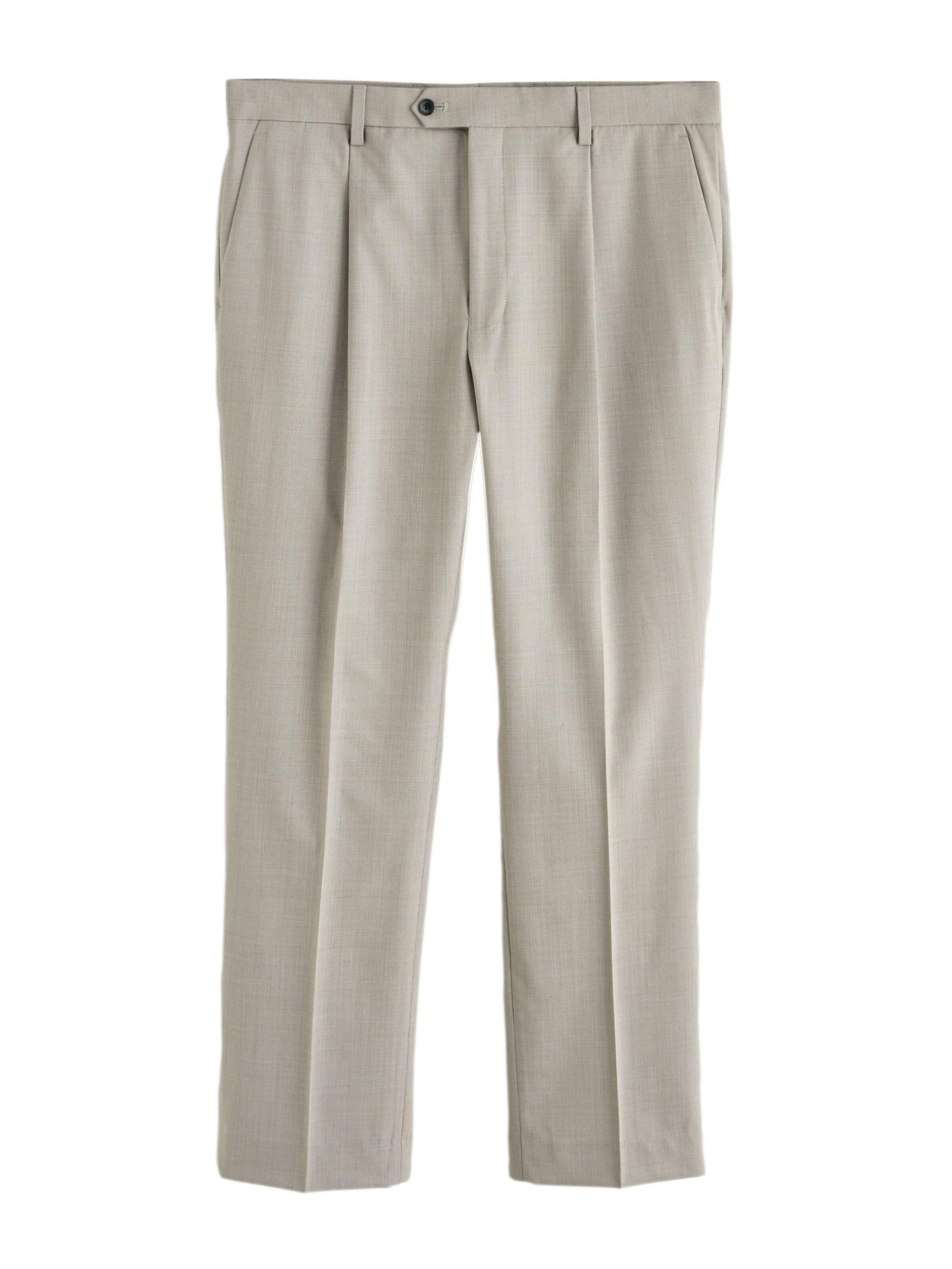 Next Pleated Pants 'N. Premium' in Grey: front