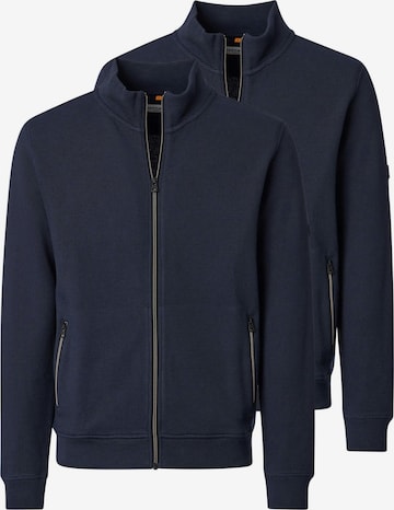 redmond Zip-Up Hoodie 'Basic' in Blue: front