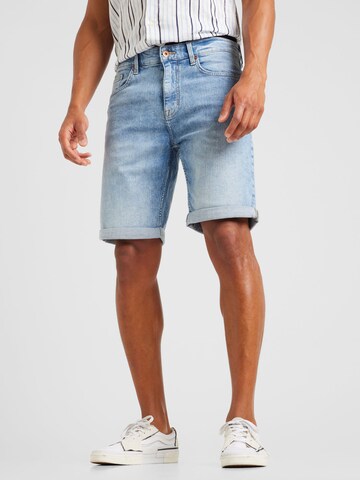 QS Regular Shorts 'John' in Blau: predná strana