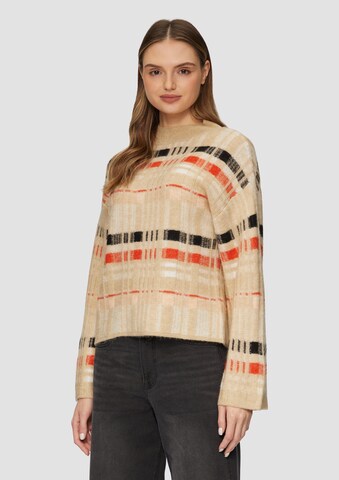 s.Oliver Sweater in Beige: front